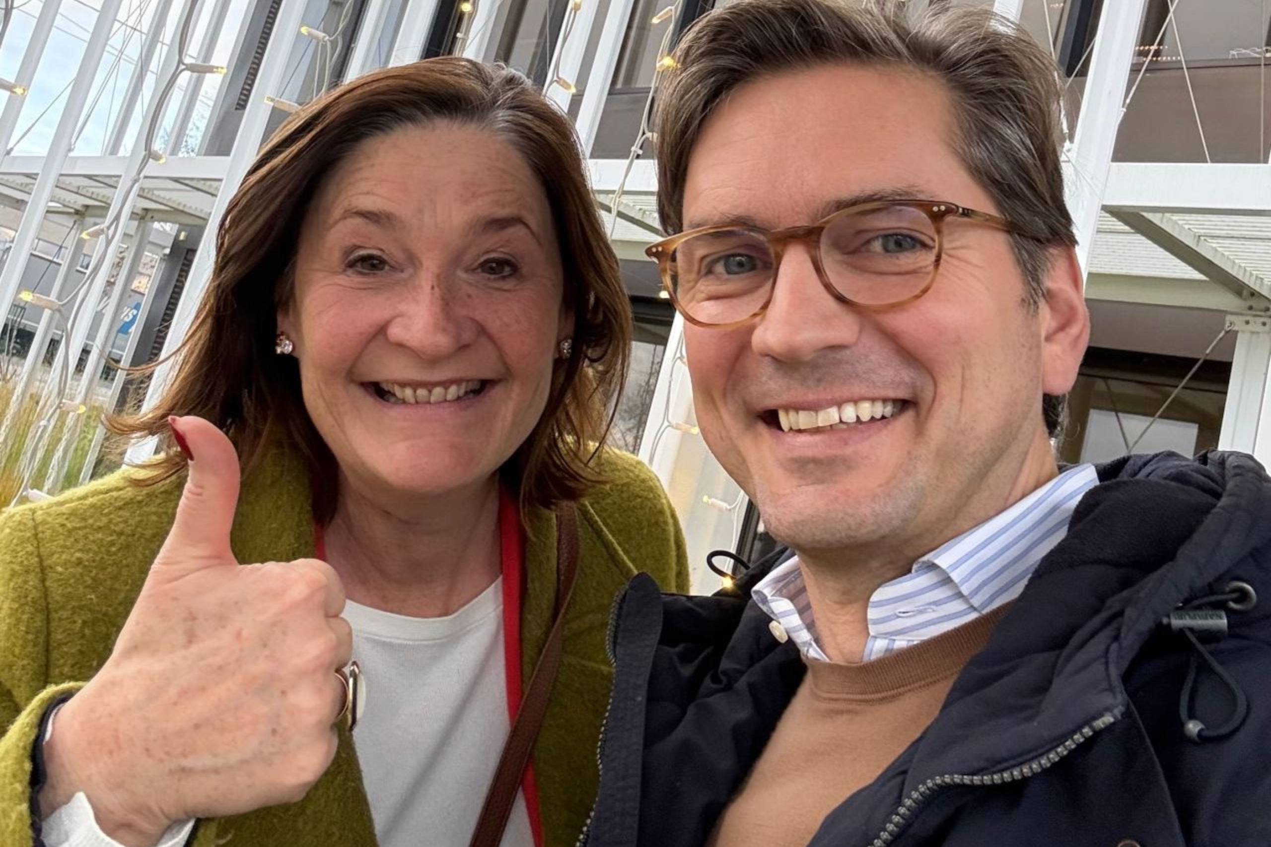 Rachel en Frederic bestuurders bij the moris company