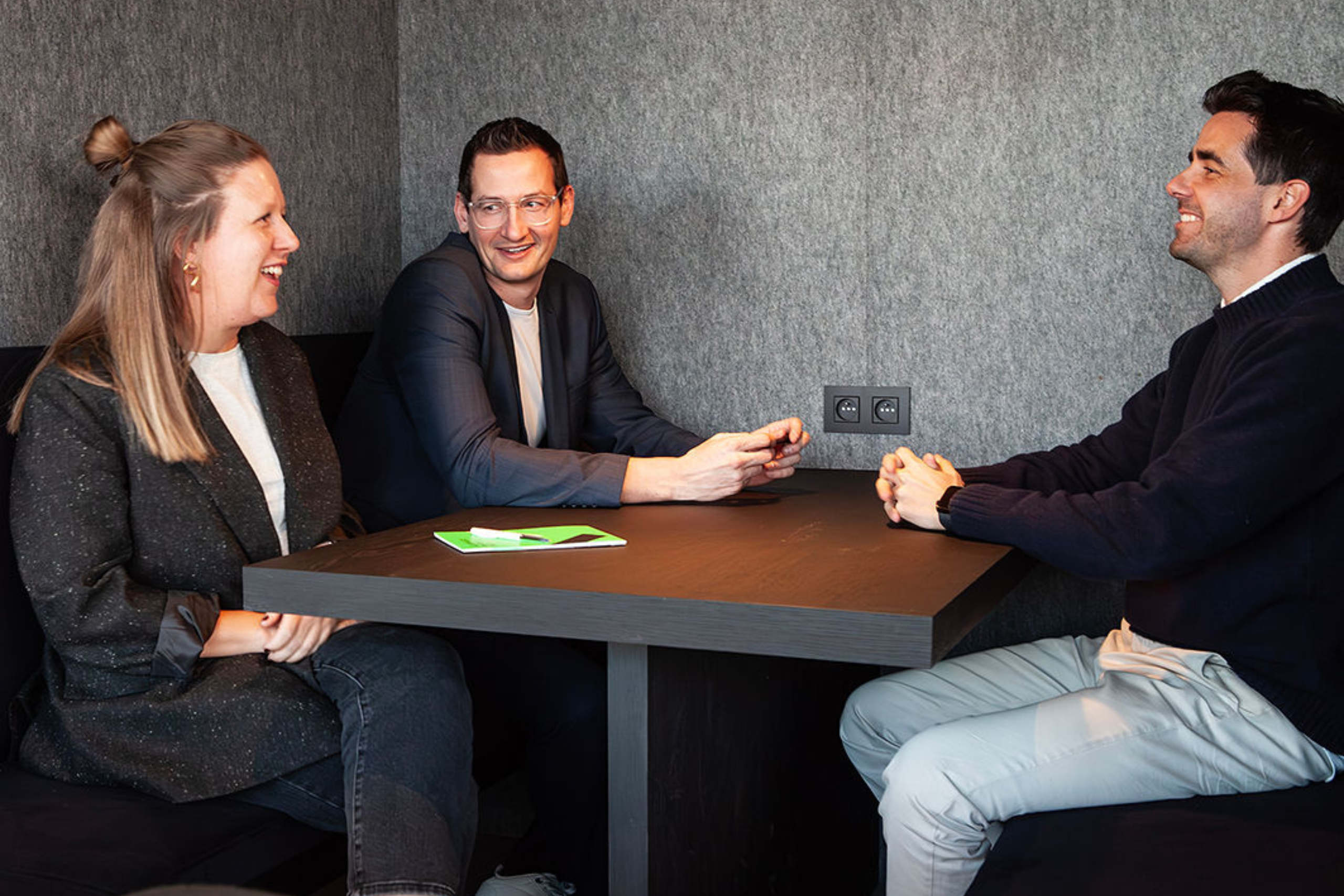 Riet, Kasper en Piet van The Moris Company